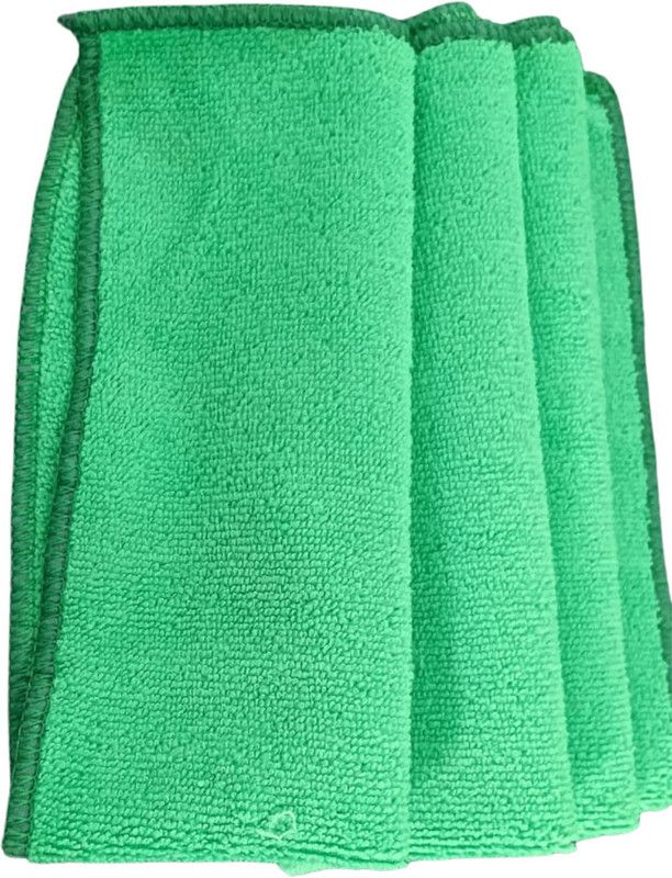 FA FARMS Wet and Dry Polyester Cleaning Cloth  (4 Units)