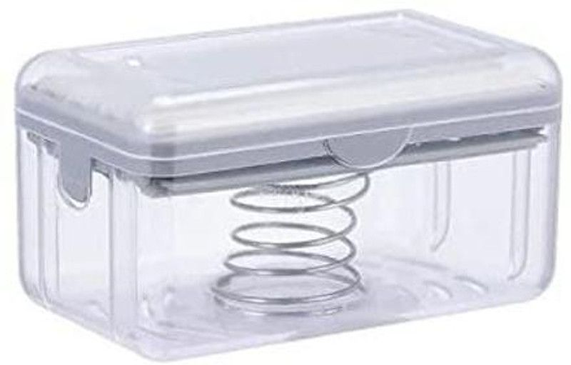 KitchExpo Portable Soap Bar Box Dispenser with Rubber Roller  (Multicolor)