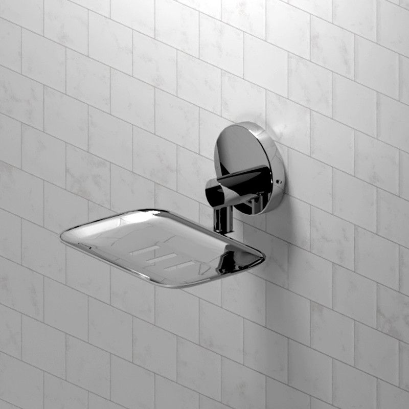 PESCA Stainless Steel soap Stand/soap Dish Wall Mounted Items for Bathroom Accessories  (Silver)