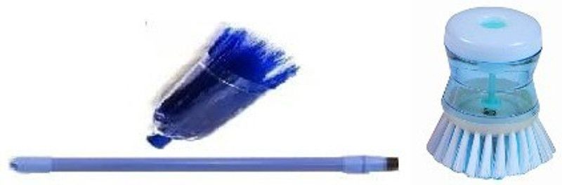 R.sons Plastic Wet and Dry Brush  (Blue, 2 Units)