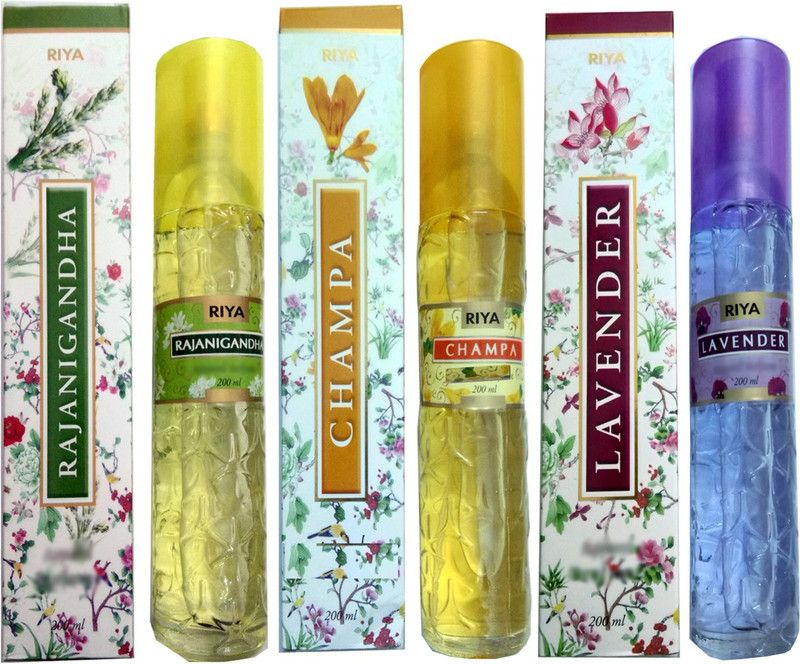 RIYA RAJANIGANDHA+CHAMPA+LAVENDER Spray  (3 x 66.67 ml)