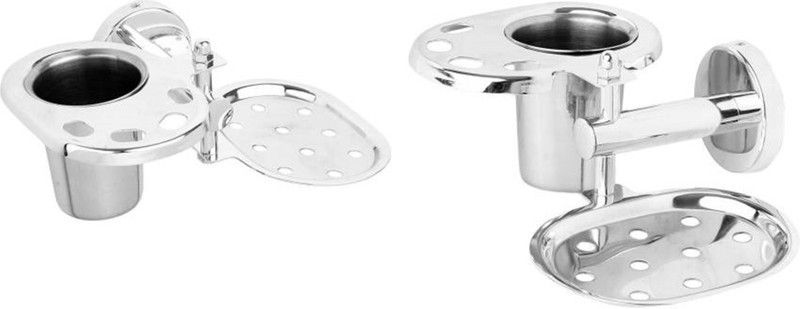 3G DECOR Stainless Case/Soap Holder Dish  (Silver)