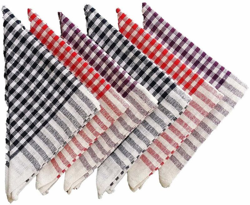 Keen Cleaning Cloth Multipurpose Kitchen Napkin Table Wipe (Pack of 6) Wet and Dry Cotton Cleaning Cloth  (6 Units)