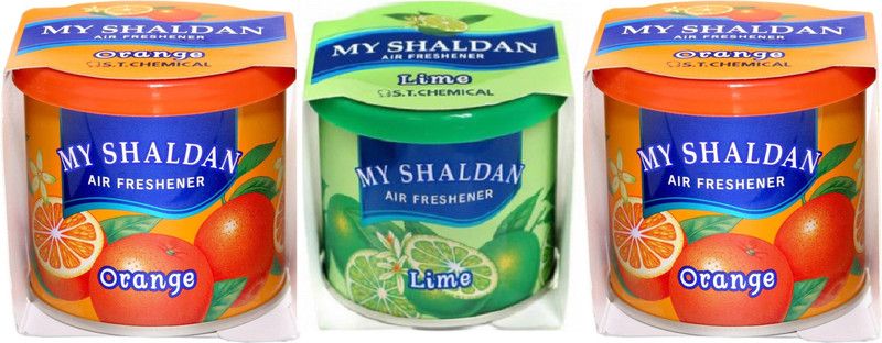 MY SHALDAN Orange, Lime Blocks  (3 x 80 ml)