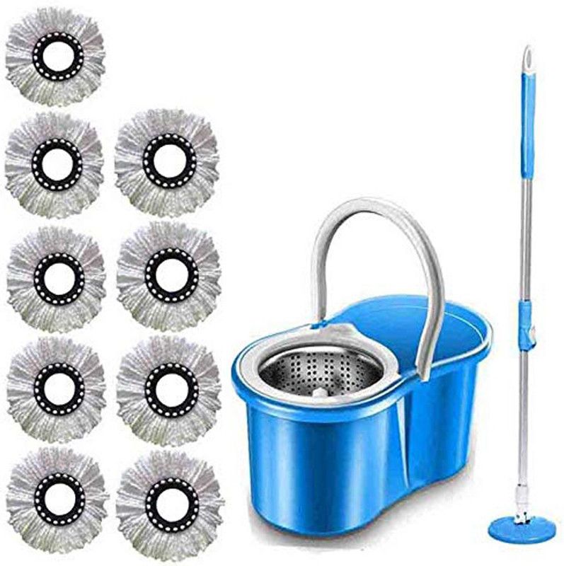 GTC Steel mop 9Mf Blue Mop Set  (Blue)