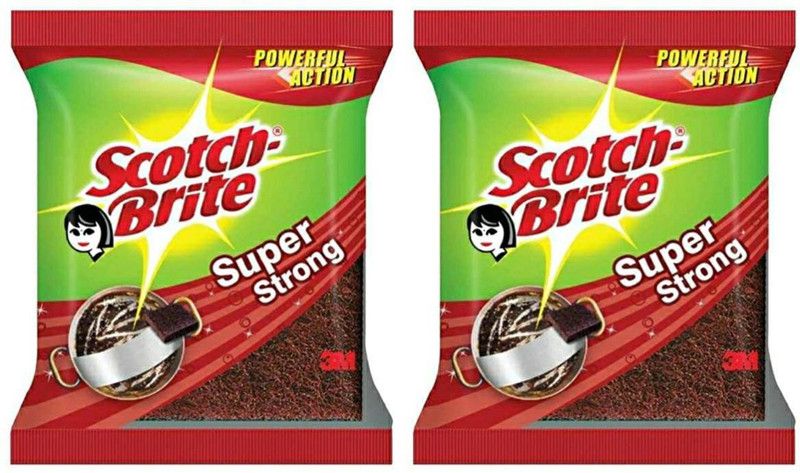 Scotch-Brite scrub pad pad ( pack of 2) Scrub Pad  (Regular, Pack of 2)