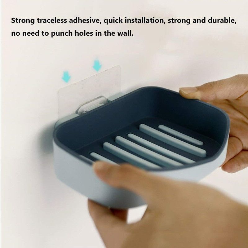 TOSHIRO ABS SINGLE SOAP CASE  (MULTI CLOUR)