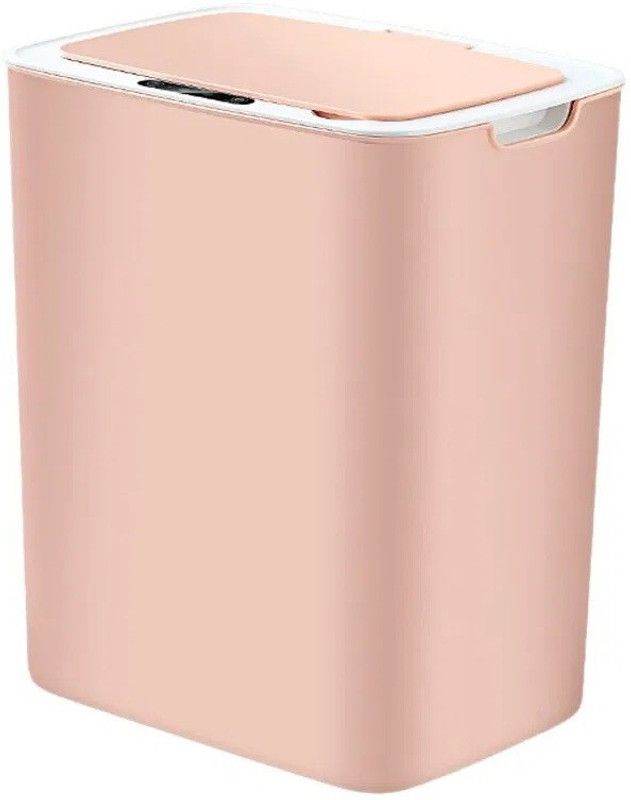V.T.I Smart Touchless Motion Sensor Trash Can 14L, Automatic Rechargeable Garbage Bin Plastic Dustbin  (Pink)