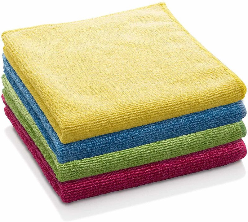 Giffy Cleaning Cloth for Multipurpose Kitchen Wipes, Towel, Car, Bike Duster, (340GSM) Wet and Dry Microfiber Cleaning Cloth  (4 Units)