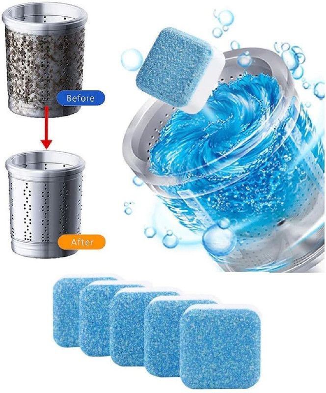 TAGUDA 30 Pcs Washing Machine Deep Cleaner Effervescent Tablet for All Company’s Front and Top Load Machine, Descaling Powder Tablet for Perfectly Cleaning of Tub & Drum Stain Remover Washer Dishwashing Detergent  (300 g)