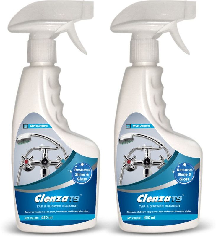 MYK LATICRETE Clenza Tap and Shower Cleaner-450ml (Pack of 2) Pleasant  (2 x 450 ml)