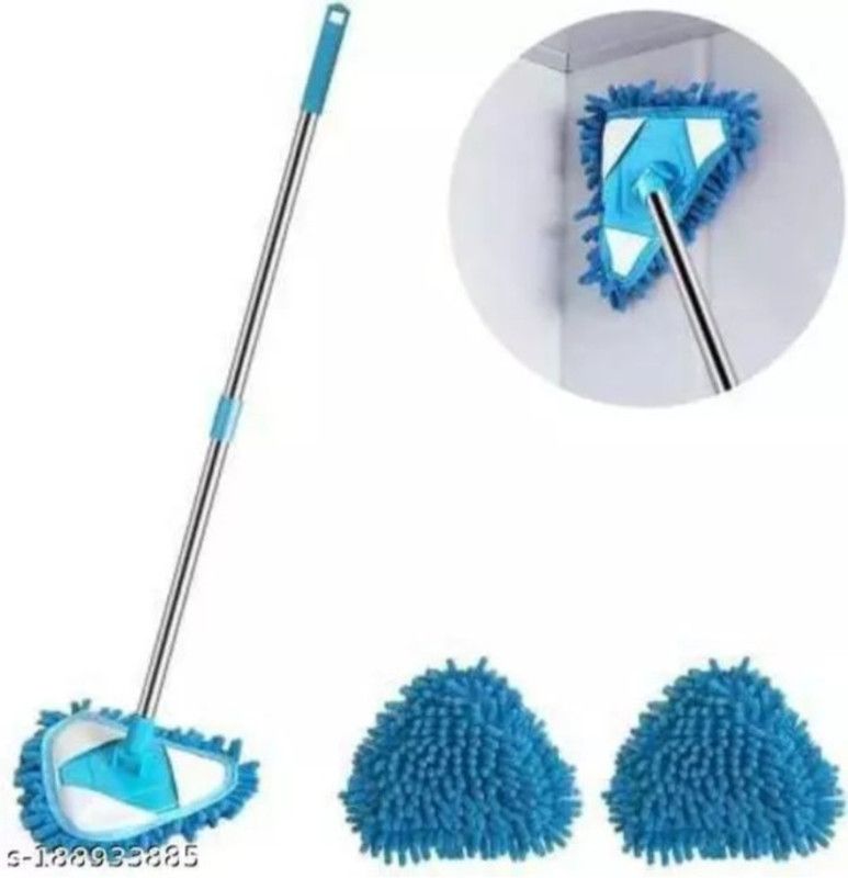 Triangle mop Floor Wiper  (Blue)