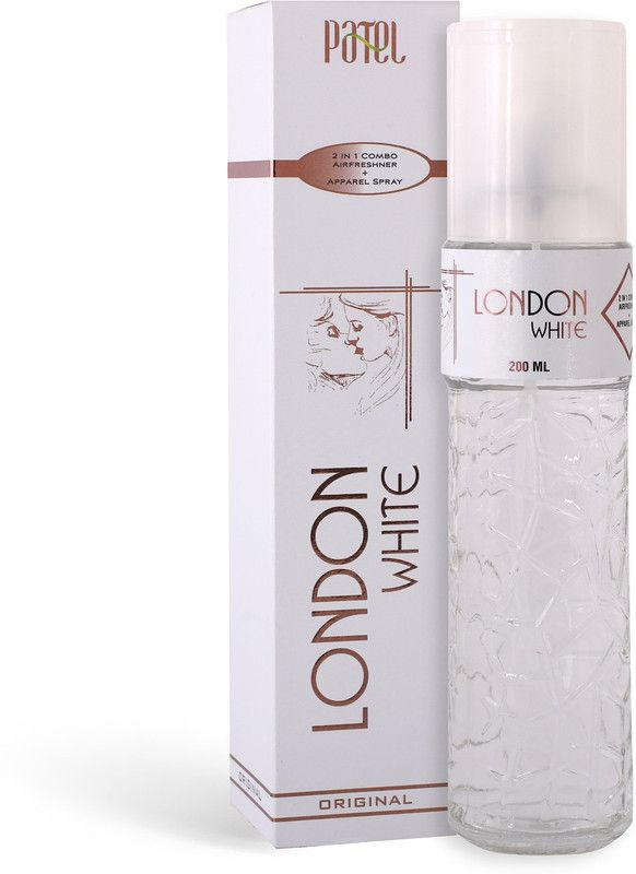 PATEL LONDON WHITE, Long Lasting Air Freshener Spray  (200 ml)