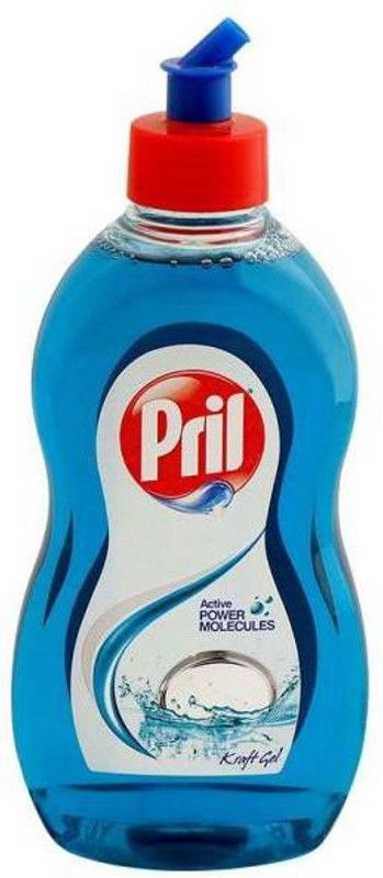 Pril Kraft Dishwash Liquid Gel Dish Cleaning Gel  (Multi Fragrance, 425 ml)