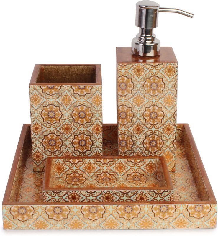 Divine Home Wooden Bathroom Set  (Pack of 4)