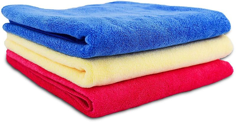 Aloud Creations Microfiber Cleaning Cloth, 40x40cm, 350 GSM, Wet and Dry Microfiber Cleaning Cloth  (3 Units)