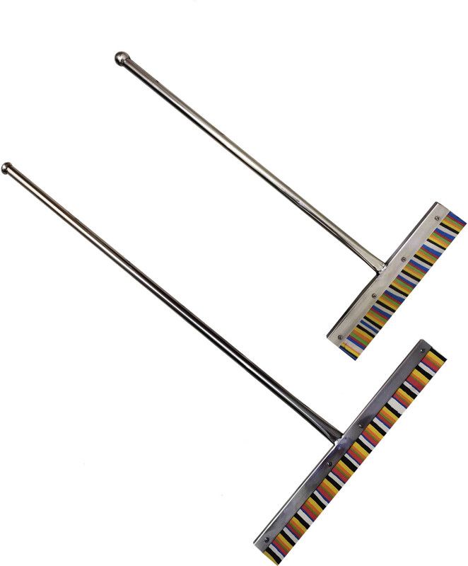 Kund Stainless Steel 48.inch Floor Wiper, 30.inch Bathroom Wiper for home,office,multipurpose use PACK OF 2 Floor Wiper  (Multicolor)