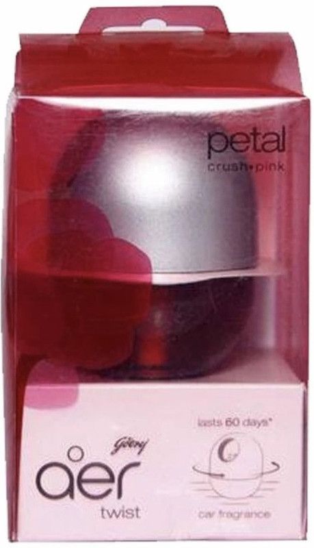 Godrej Aer Twist Petal Crush Pink Dashboard Car Freshener Gel  (45 g)