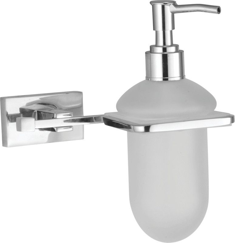 KAMAL Liquid Soap Container Amethyst 300 ml Soap Dispenser  (Silver)