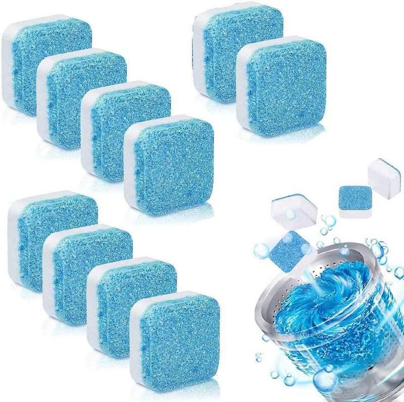 QWEEZER NewWashing Machine Cleaner Effervescent Tablet (10 Pcs) Dishwashing Detergent  (160 g)