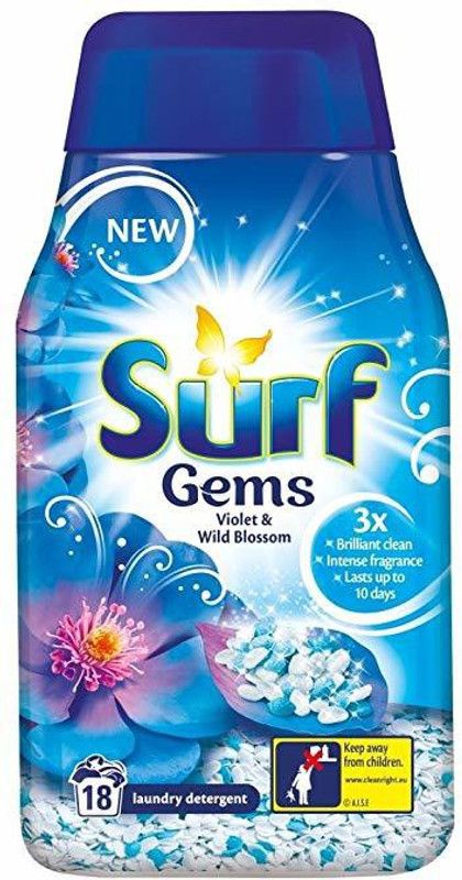 Surf Laundry Detergent Gems Violet And Wild Blossom 18's 590g Detergent Powder 590 g