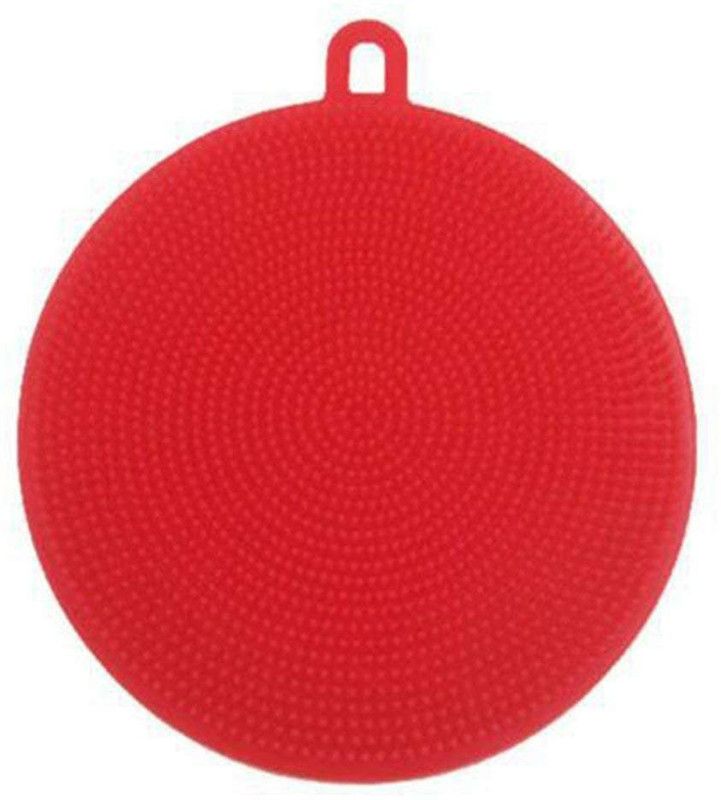 Kinematic Enterprise Silicone Washing Sponge Silicone Dish Scrubber Fruit and Vegetable Scrubber Pad Scrub Sponge  (Regular)