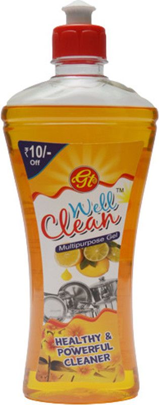 well clean Dish Wash GEL Dish Cleaning Gel  (Lemon, 500 ml)