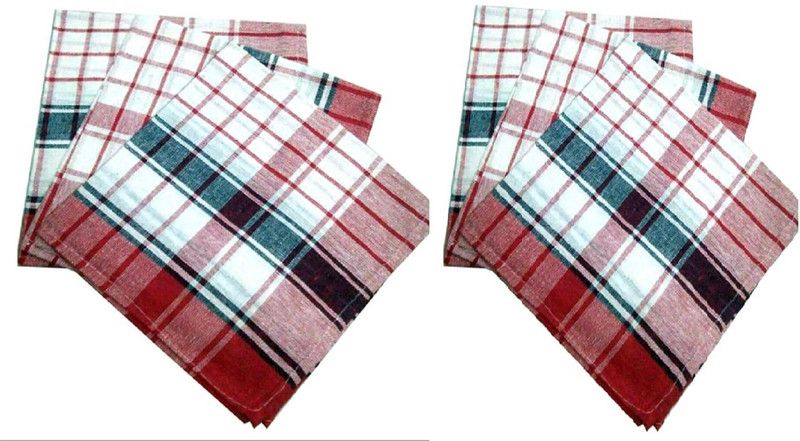 PVA Highly Absorbent 20x20 inch Cotton Kitchen Napkin,Cleaning, Cloth(Pack of 6) Wet and Dry Cotton Cleaning Cloth  (6 Units)