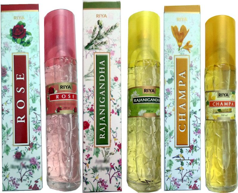RIYA ROSE+RAJNIGANDHA+CHAMPA Spray  (3 x 66.67 ml)
