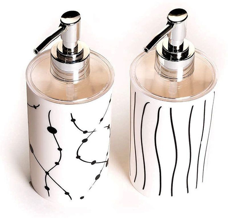 Kay Kay Enterprises Dispenser Bottle Set with Pump for handwash in Bathroom Kitchen Sink 350 ml Liquid Dispenser