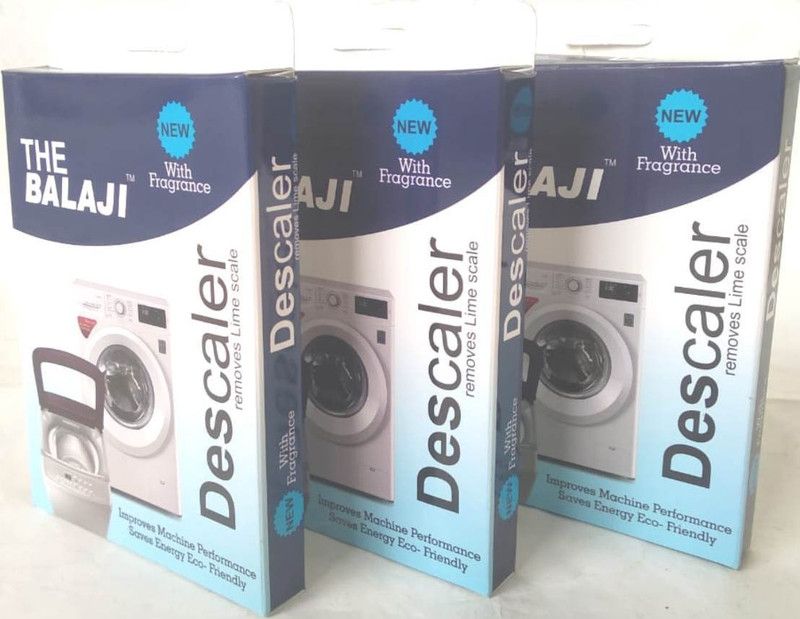 THE BALAJI WASHING MACHINE TUBE CLEANER POWDER (SCALEGON) (300GM) 3 PACKET Detergent Powder 300 g