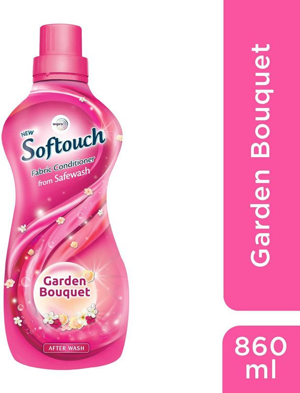 Wipro Softouch Fabric Conditioner Garden Bouquet Lasting fragrance  (860 ml)