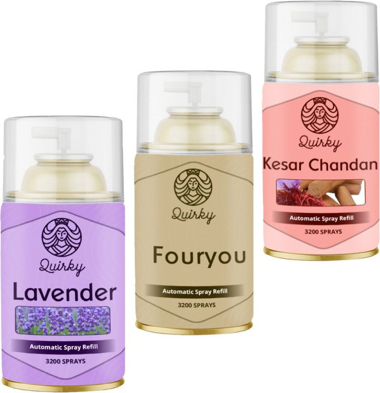 Lavender, Fouryou, Kesar Chandan Automatic Spray  (3 x 300 ml)