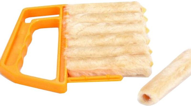 Nema Vertical Window Blinds Brush Cleaner Microfibre Wet and Dry Brush  (Yellow)