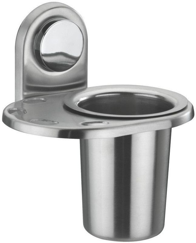 CERA - Tumbler Holder (Toothbrush & Toothpaste holder) Stainless Steel Toothbrush Holder  (Steel, Wall Mount)