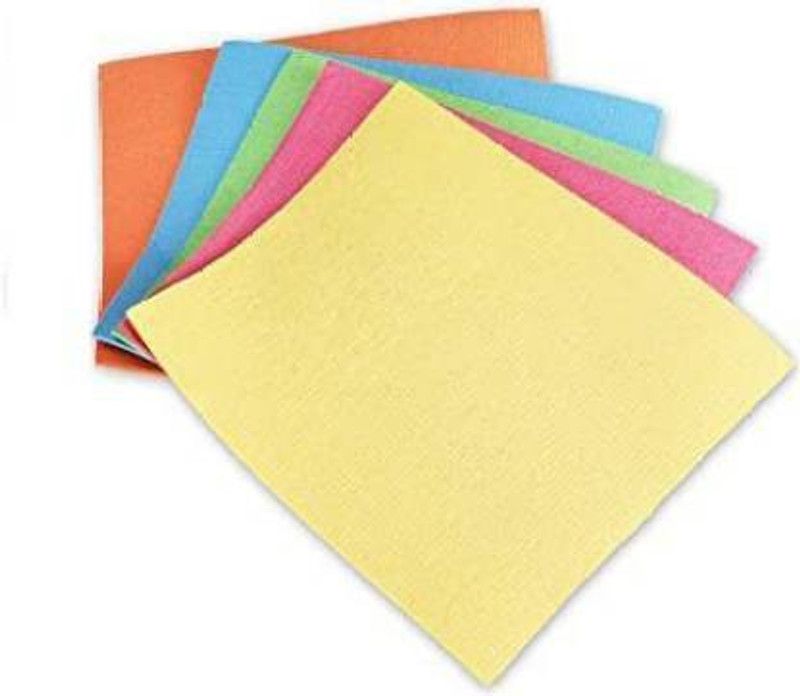 PVA Sponge Reusable Quick-Dry for Washing Dishes Scrub Sponge  (Regular, Pack of 5)