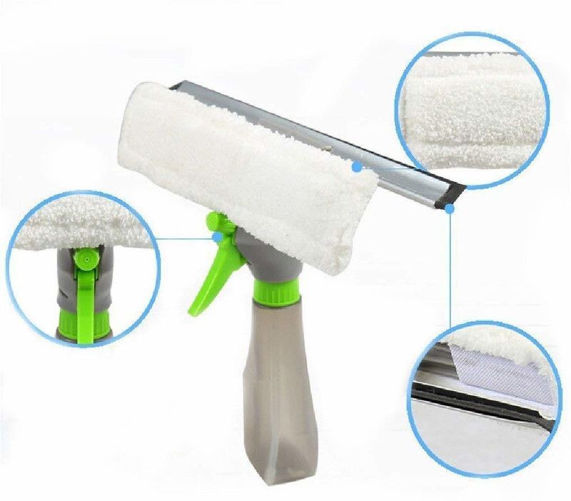jpdsrn 3 in 1 Easy Glass Spray Type Cleaning Brush Wiper  (200 ml)