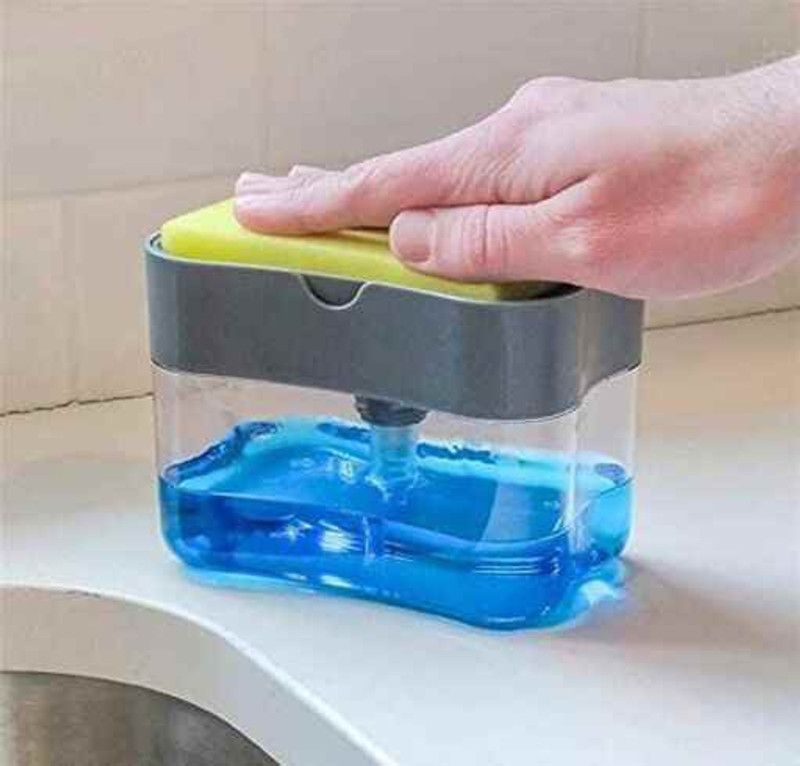 FARMER ENTERPRISE FARMER STYLISH SOAP HOLDER AND DISPENSER 2 IN 1 A91  (Multicolor)