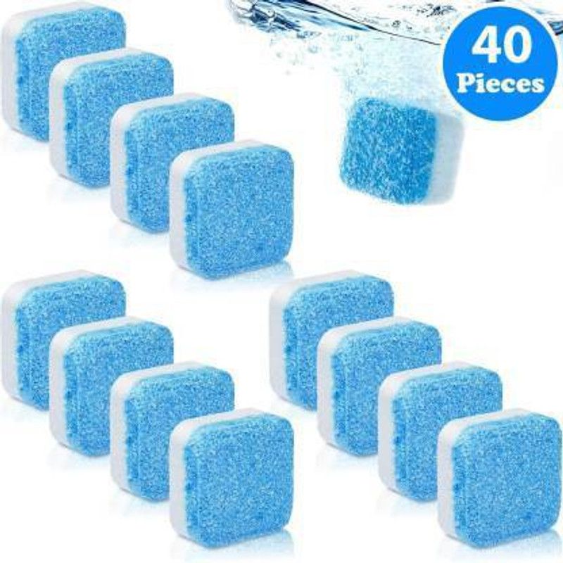 KeepCart Washing Machine Cleaner Effervescent Tablet Washer Cleaner pack of 40 Dishwashing Detergent  (40)