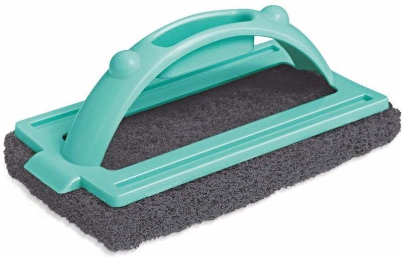 VEDRID Ruff N Tuff Floor Cleaner Scrubber Brush Microfibre Wet and Dry Brush Microfibre Wet and Dry Brush  (Green)