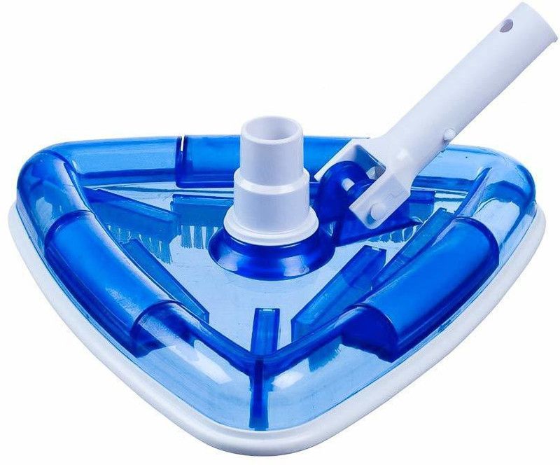 Blue Wave Triangular Transparent Triangle Pool Vacuum Head Inground Above Ground Swimming Pool Vacuum Brush Head Spa Vinyl Pool Vacuum Attachment With Weighted Base And Brushes For Swimming Pool Cleaning Brush