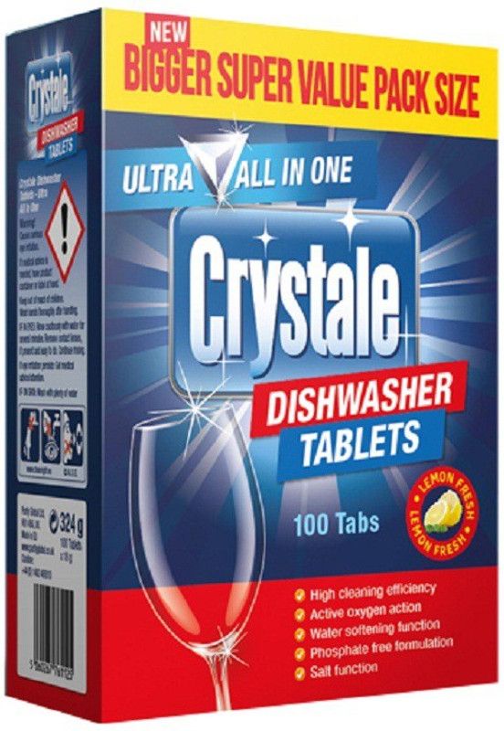 Crystale Ultra 5 In 1 Dishwasher Tablets Dishwashing Detergent  (1.8 kg)