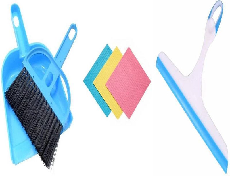 GLUCKLICH SCRUB PAD,DUSTPAN,KITCHEN WIPER Dustpan, Scrub Pad, Kitchen Wiper