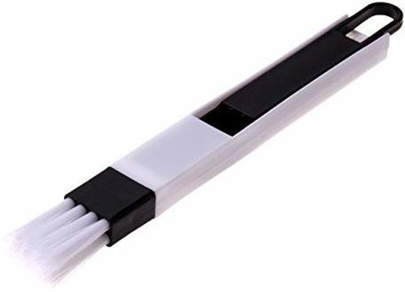 kashi enterprise window and edges, keyboard, car window Cleaning brush Plastic Wet and Dry Brush  (Black, White)