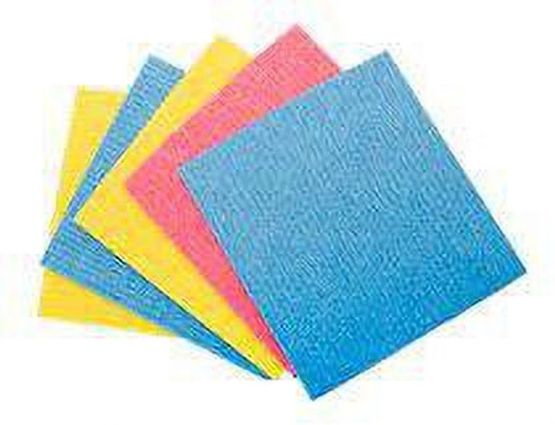 NATURE SKY Sponge Wipe For kitchen Scrub Sponge  (Regular, Pack of 5)