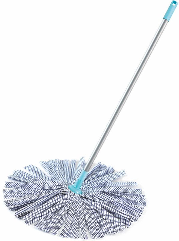 Spark Mate Non-Woven Strip Strip Mop  (Blue, Silver)