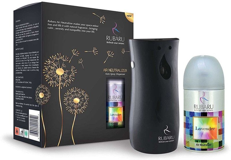 Ru Baru Automatic Air Freshener Dispenser Lavender , 300 ml Automatic Spray  (300 ml)
