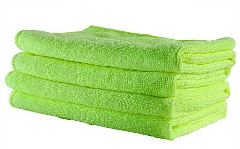 Shridhar Wet and Dry Microfibre Cleaning Cloth  (4 Units)