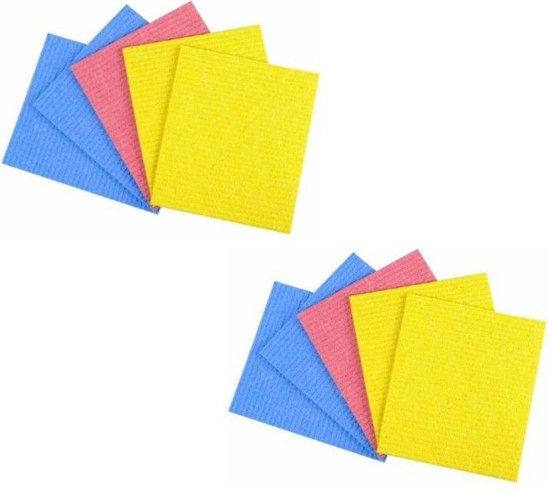 PITRADEV Kitchen Sponge Wipes Sponge Wipe  (Medium, Pack of 10)