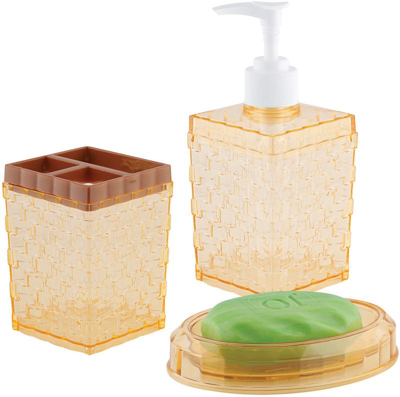 Sukhson India Plastic Bathroom Set  (Pack of 3)